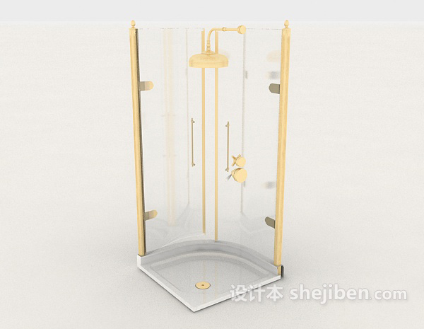 设计本简约居家浴室房3d模型下载