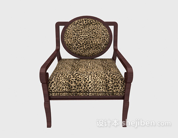 欧式风格简约欧式家居椅子3d模型下载