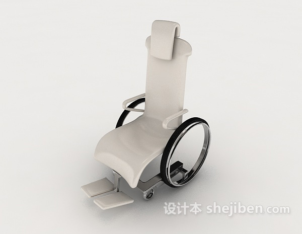 轮椅3d模型下载