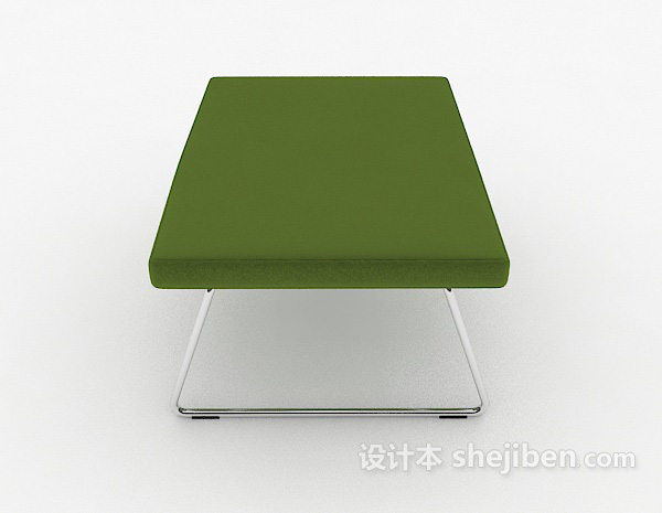 设计本绿色家居凳3d模型下载