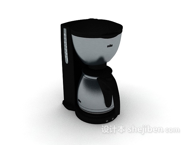现磨咖啡机3d模型下载