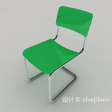 常见绿色家居椅3d模型下载