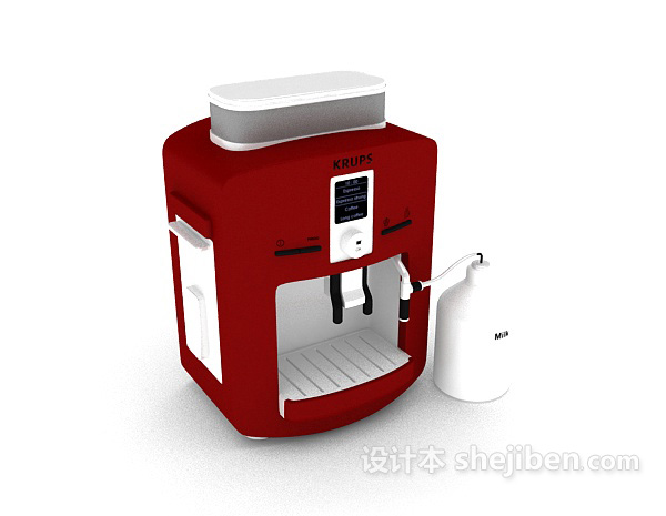 高档咖啡机3d模型下载