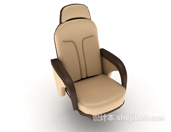 免费舒服老板椅3d模型下载