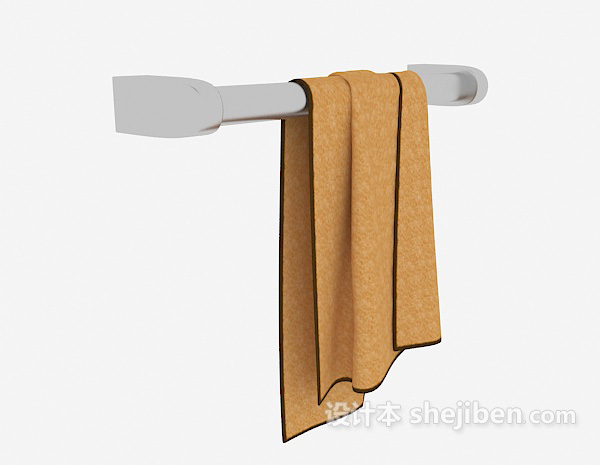 家居卫浴毛巾3d模型下载