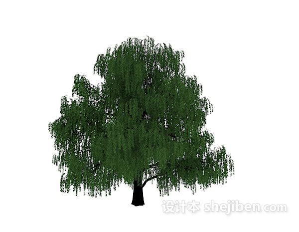 现代风格云松树3d模型下载