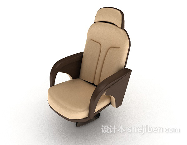 舒服老板椅3d模型下载
