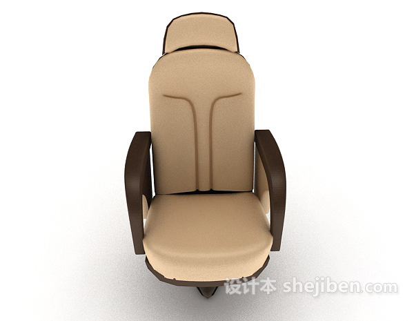 现代风格舒服老板椅3d模型下载