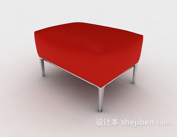 红色沙发凳