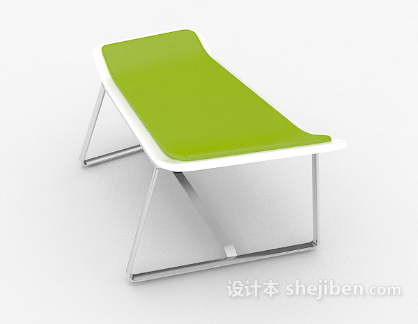 设计本现代简约板凳3d模型下载