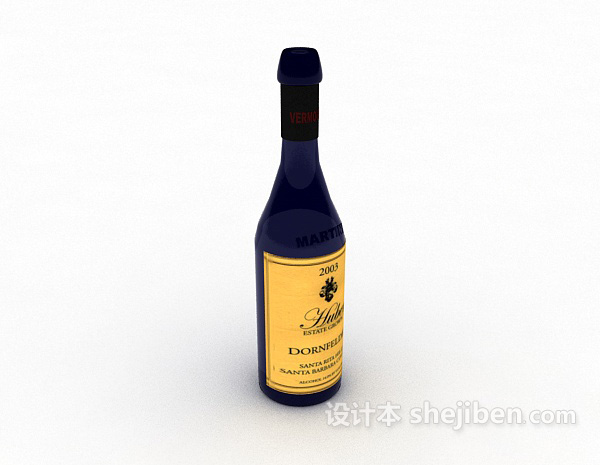 国外洋酒3d模型下载