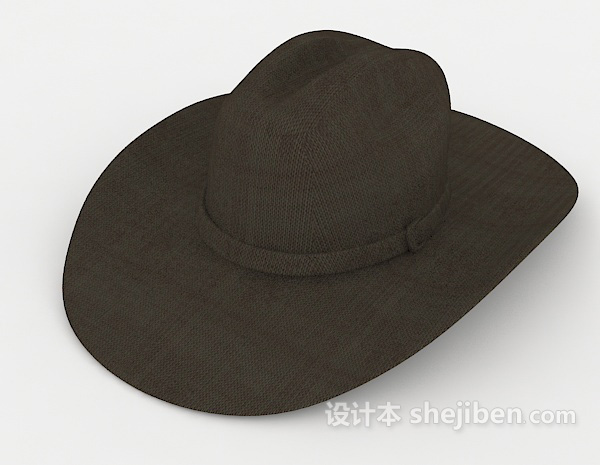 现代风格牛仔帽3d模型下载