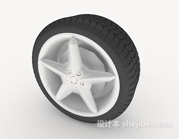 免费零件车轮胎3d模型下载