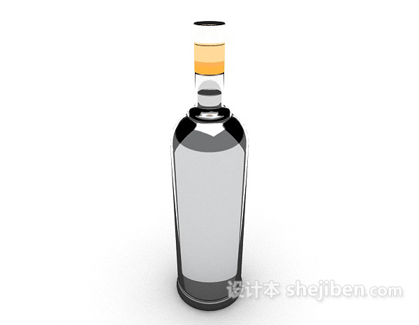 白酒、米酒3d模型下载