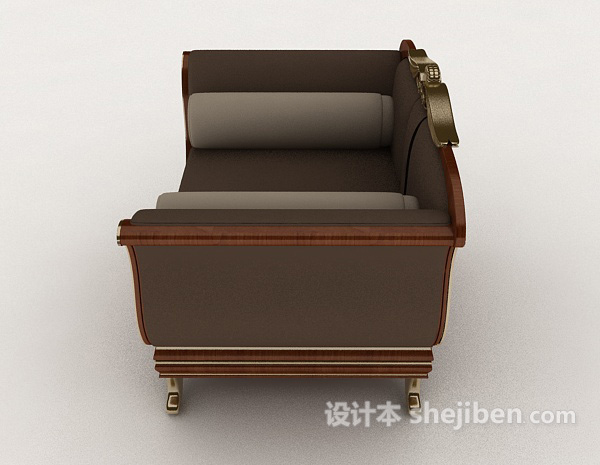 设计本豪华单人沙发3d模型下载
