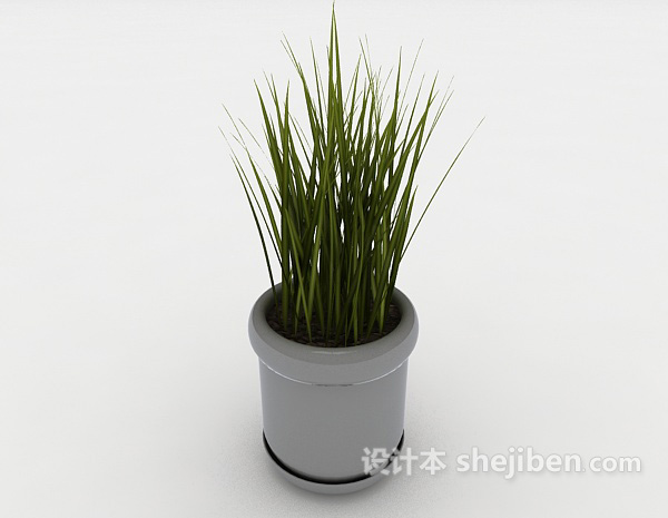 免费家居绿植盆栽3d模型下载