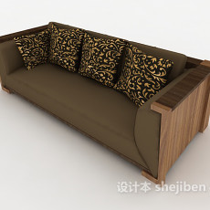 新中式家居沙发3d模型下载