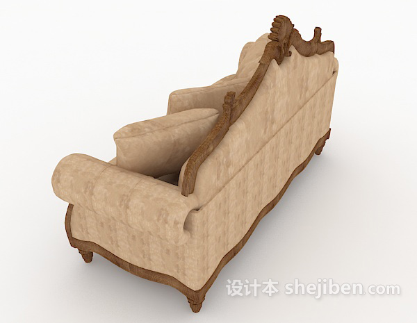 设计本欧式风格家居高档沙发3d模型下载