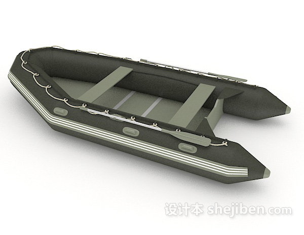 免费皮划艇3d模型下载