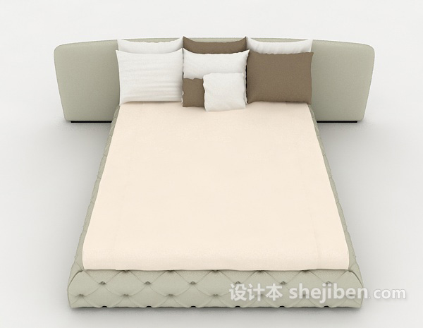 沙发床垫3d模型下载