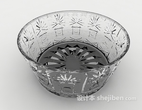 设计本厨房玻璃器皿3d模型下载