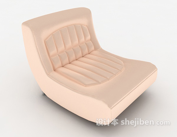 浅色清新家居椅3d模型下载