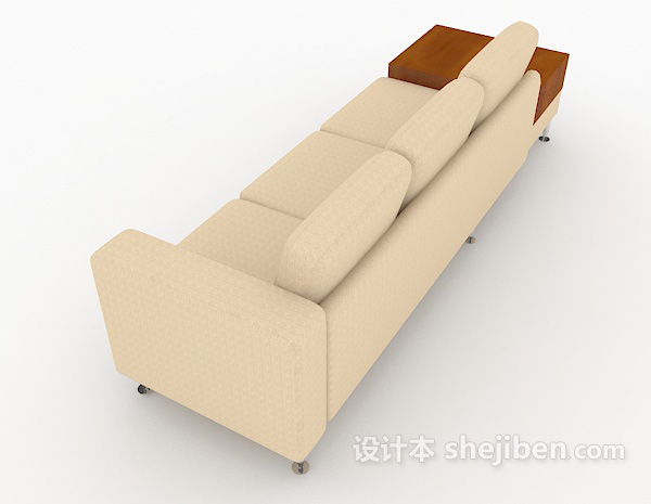 设计本现代简约家居沙发3d模型下载