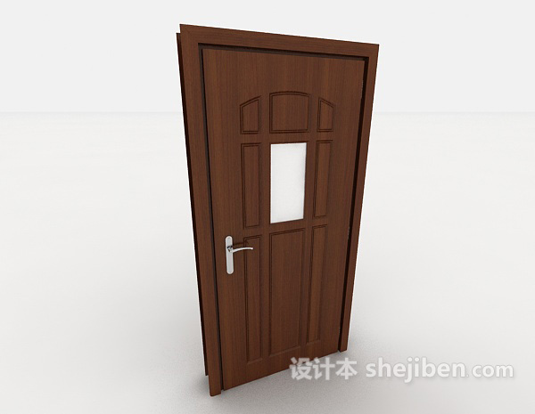 免费简单房门结构3d模型下载