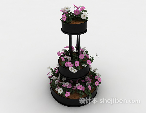 花圃3d模型下载