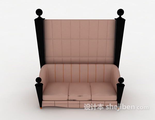 其它新古典多人沙发3d模型下载