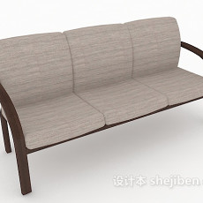 现代简约式沙发3d模型下载