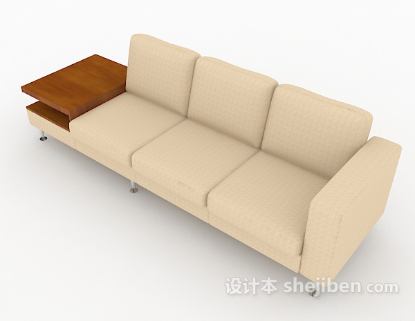 免费现代简约家居沙发3d模型下载