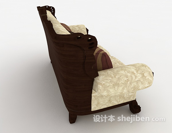 设计本高档家居欧式沙发3d模型下载