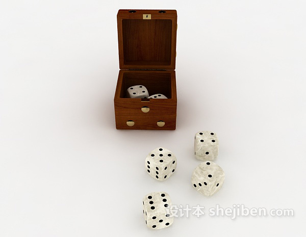 设计本游戏骰子3d模型下载