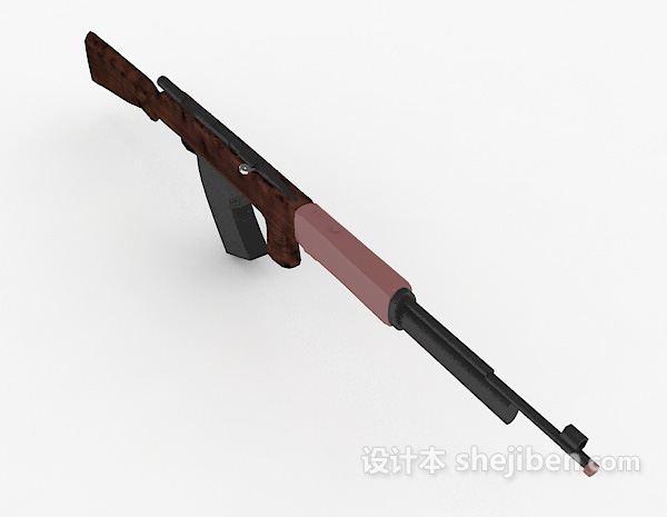 免费长步枪3d模型下载