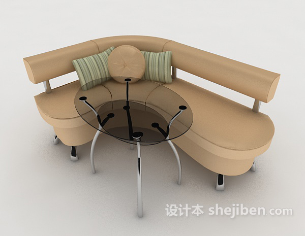 现代家居简单沙发3d模型下载