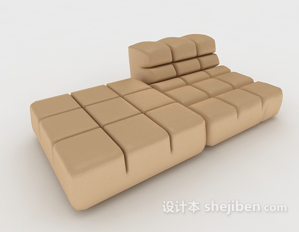 现代风格懒人居家沙发3d模型下载