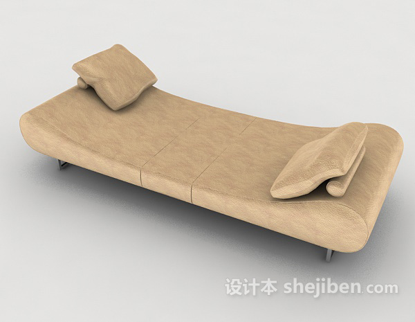 免费现代简约沙发躺椅3d模型下载
