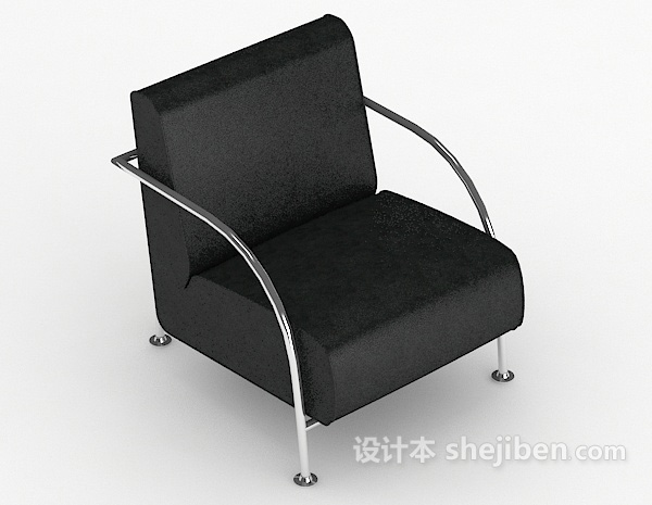 简单办公椅3d模型下载
