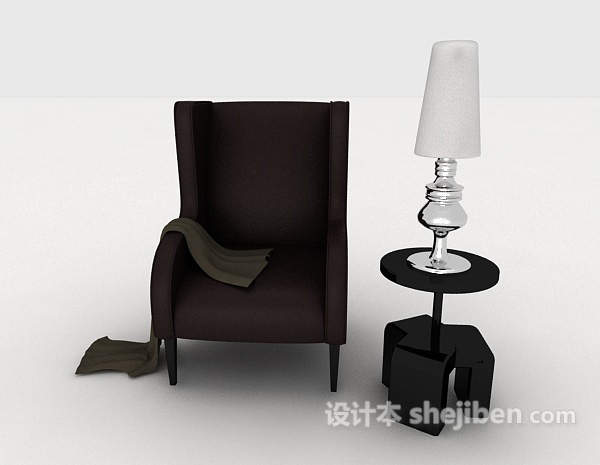 现代简单单人沙发