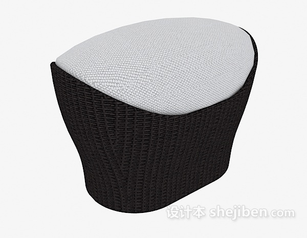 现代个性沙发凳子3d模型下载