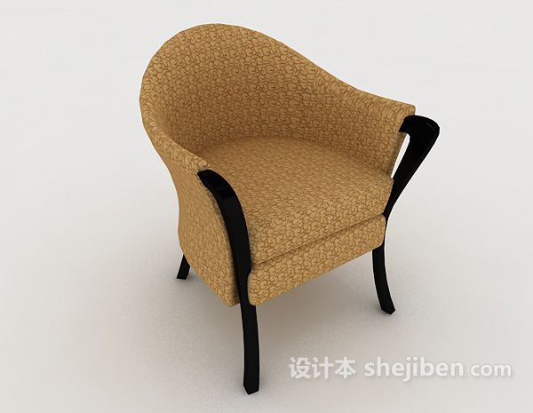 欧式风格简欧风格居家椅3d模型下载