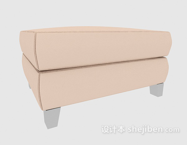 免费家居型沙发凳3d模型下载