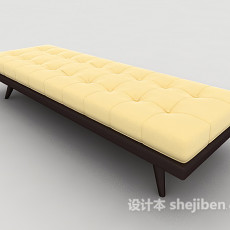 家居沙发凳3d模型下载