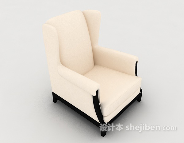 常见家居单人沙发3d模型下载