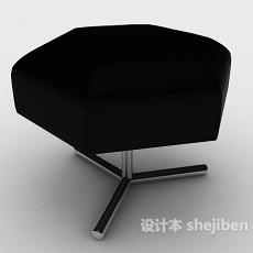 黑色休闲个性椅子3d模型下载