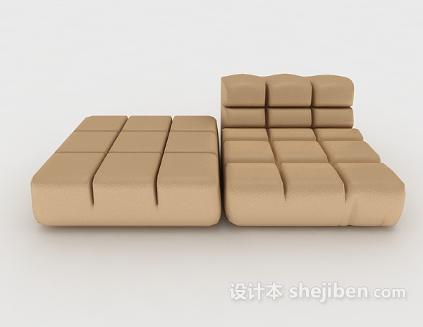 免费懒人居家沙发3d模型下载