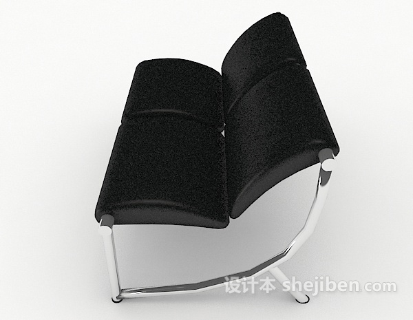 设计本现代简约个性双人沙发3d模型下载