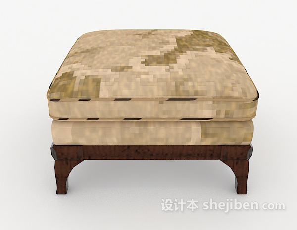 现代风格现代个性沙发凳3d模型下载