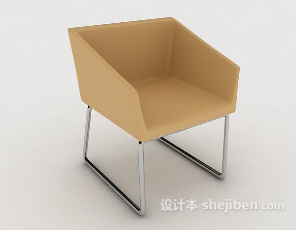 现代风格现代简单家居椅3d模型下载